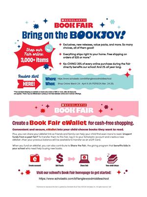 Spring Book Fair Flyer